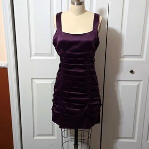 Purple Sleeveless Dress, Size Large, Beautiful Dress, Excellent Like New Cond